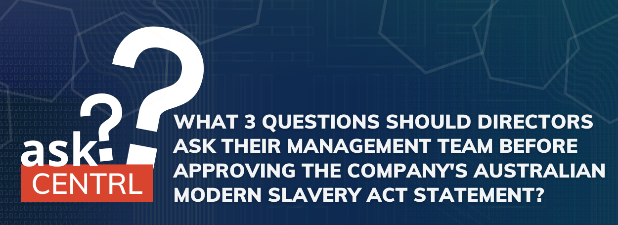 Modern Slavery Act Statement